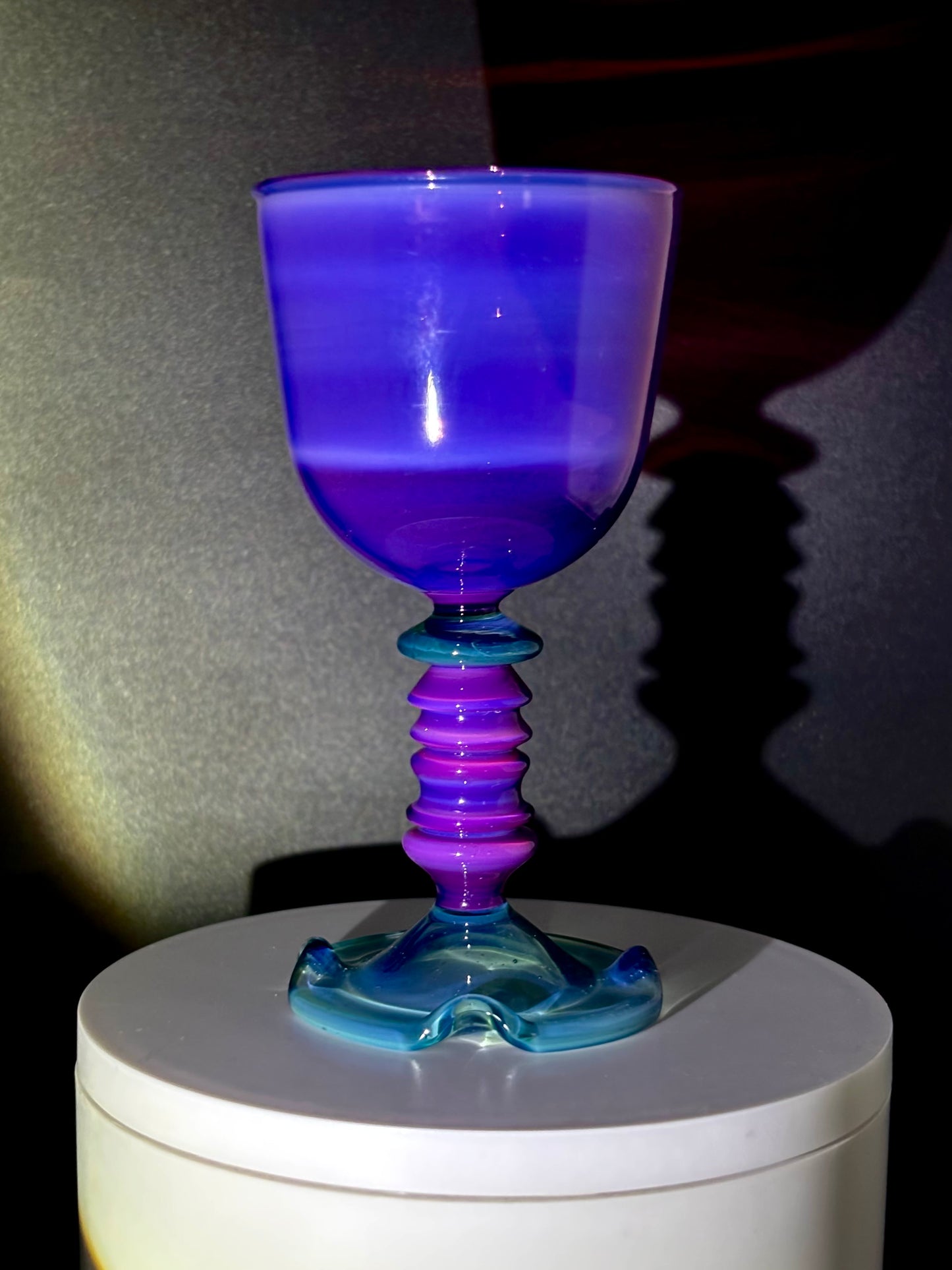 Vertebrae stem tactile goblet/cup